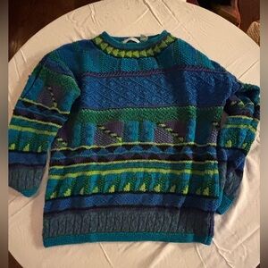 Funky Hand Knit Sweater 🧶